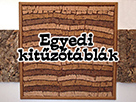 Egyedi kitűzőtáblák